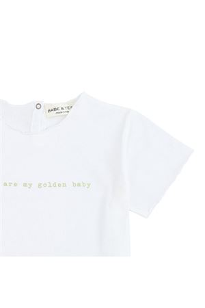 T-shirt in cotone bianco BABE & TESS KIDS | 21418154319